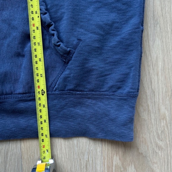 Vintage Polo Ralph Lauren Hoodie Blue Orange Pony Logo Pullover Fleece Men XL - Picture 6 of 11